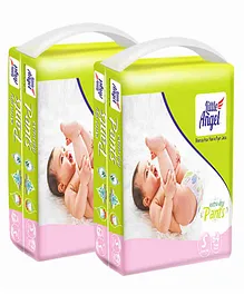 Little Angel Pant Style Extra Dry Small Diapers Pack of 2 - 168 Pieces 
