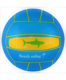 FunBlast for Kids Beach Volleyball Football Soccer Ball Inflatable Ball for Kids 2 Years Rubber Ball Blue