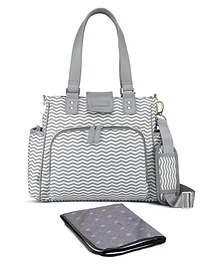 Colorland Jane Diaper Bag With USB - Grey
