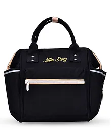 Little Story Ace Diaper Bag - Black