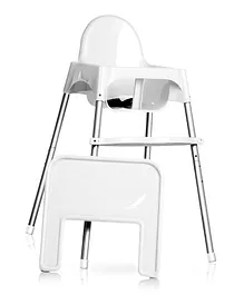 Teknum High Chair H1 With Removable Tray - White