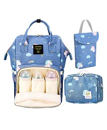 Sunveno Diaper Travel Kit Unicorn - Blue