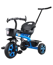 Toyzoy Pluto Kids Tricycle With Parental Push Handle - Blue