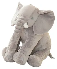 Little Innocents Fibre Filled Stuffed Animal Elephant Baby Pillow - Grey