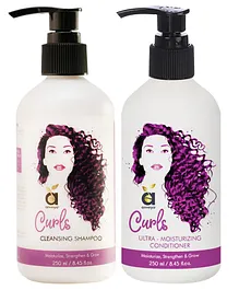 Anveya Curls Shampoo & Conditioner - 500 ml