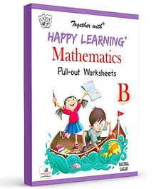 Rachna Sagar  Happy Learning Pull out Worksheets Mathematics B for LKG - English