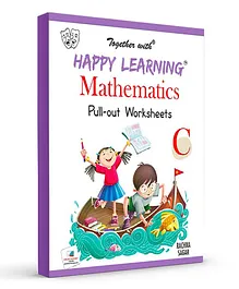 Rachna Sagar  Happy Learning Pull out Worksheets Mathematics C for UKG - English