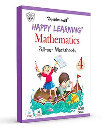 Rachna Sagar  Together with Happy Learning Pullout Worksheets Mathematics for Class 4 - English