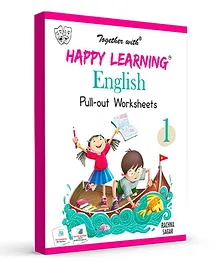 Rachna Sagar  Together with Happy Learning Pullout Worksheets for Class 1  - English