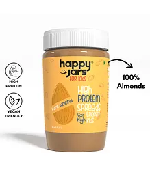 Happy Jars Pure Almonds High Protein Spread - 265 gm