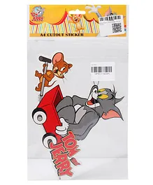 Sticker Bazaar Tom and Jerry A4 Size Cut Out Sticker - Multicolour