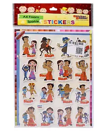 Sticker Bazaar Chhota Bheem Foam Stickers Multicolor - 16 Pieces
