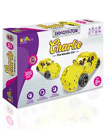 Kipa Innovator Charlie DIY Car Yellow - 305 Pieces
