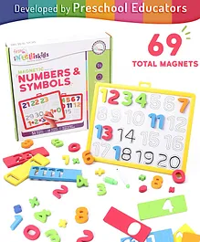 Intelliskills Magnetic Numbers and Symbols - Multicolor