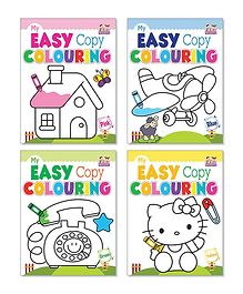 My Easy Copy Colouring Books Pack of 4 - English