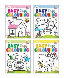 My Easy Copy Colouring Books Pack of 4 - English