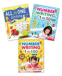 All In One Writing Book Pack of 3 - English