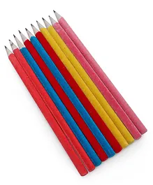 Doremon Velvet Coated Pencil Set of 10 - Multicolour 