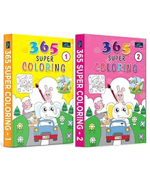 366 Super Colouring Combo Books Set Of 2 - English