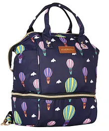 CHARISMOMIC Hot Air Balloon Diaper Case Bag - Multicolor 