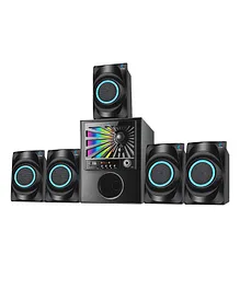 I KALL IK-333 Home Theatre System, Bluetooth, Aux, USB and FM Connectivity (5.1, Black)