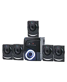 I KALL IK-999 Home Theatre System Bluetooth Aux USB and FM Connectivity 5.1 - Black