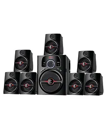 I Kall IK- 4444 7.1 Bluetooth Multimedia Home Theater with FM Pen Drive Aux Support - Black