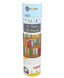 Wooden Dominos for Kids - Multicolor