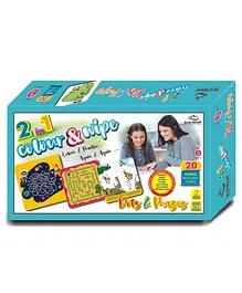 Bluemount 2 In 1 Colour And Wipe Dots And Mazes