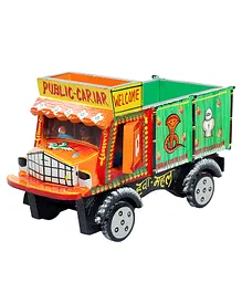Desi Toys Handpainted Miniature Collectible Model Indian Truck Toy - Multicolour