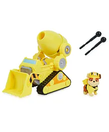 Paw Patrol Deluxe Free Wheel Rubble Vehicle - Yellow