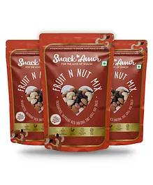 SnackAmor Premium Fruit n Nut Mix Pack Of 3 - 200 gm