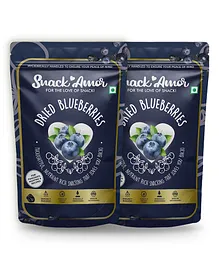 SnackAmor Premium International Dried Blueberry - 100 gm Pack of 2