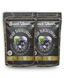 SnackAmor Premium International Dried Blackcurrant - 150g pack of 2