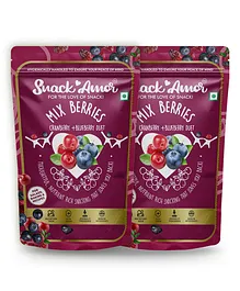SnackAmor Premium International Mix Berries - 175g pack of 2