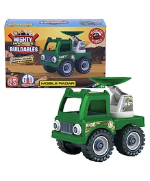 Mighty Machines Buildables Mobile Radar Set of 26 Pieces - Green