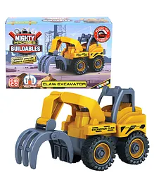Mighty Machines Buildables Claw Excavator Yellow - 28 Pieces 