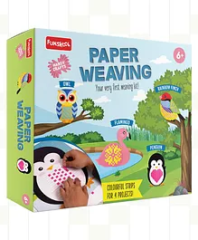 Funskool Make & Weave Birds Paper Weaving Kit - Multicolor