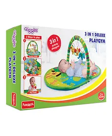 Giggles 3 in 1 Deluxe Playgym - Multicolor