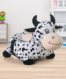 babyhug cow shaped soft seat chair  white