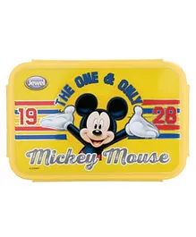 Jewel Mickey Mouse Clip Fresh Big Stainless Steel Lunch Box - Yellow