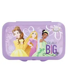 Jewel BPA Free Lunch Box Disney Princess Theme - Purple