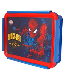Jewel Disney Spiderman Clip Lock Slim Premium Lunch Box  - Red & Blue