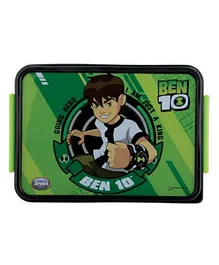 Jewel Disney Ben 10 Square Meal Small Lunch Box - Green