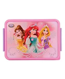 Jewel Disney Square Meal Big BPA Free Lunch Box Disney Princess - Pink