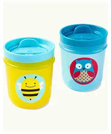 Skip Hop Zoo Tumbler Cup Cups & Sipper Owl Bee 