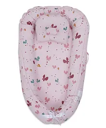 haus & kinder Sleeping pod Portable Adjustable Crib Bassinet - Pink