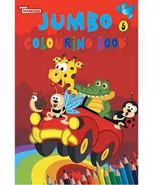 Jumbo Colouring Paperback Book 5th Series - English