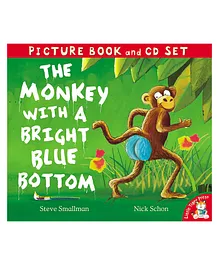 The Monkey With Bright Blue Bottom Picture Book & CD Set - English