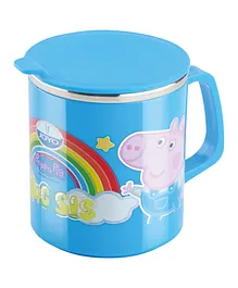 Joyo Disney Peppa Pig Stainless Steel Mocha Mug With Lid Blue - 330 ml